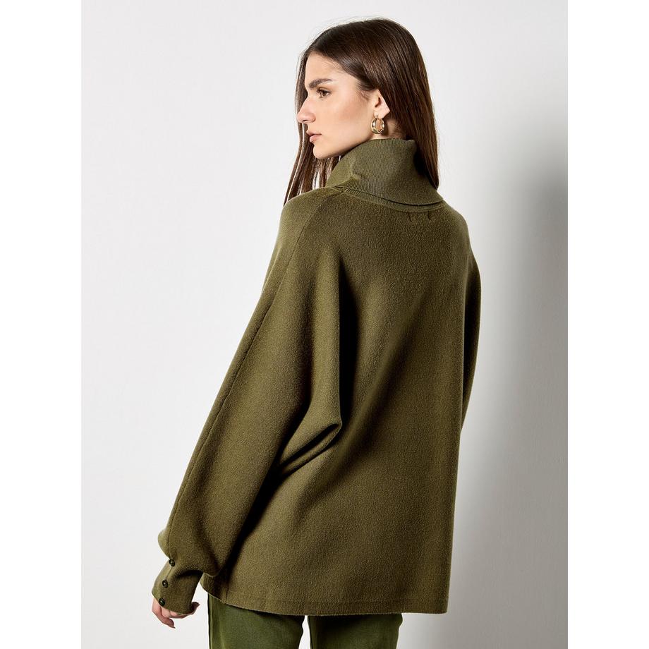 APRICOT Maglione collo alto con maniche a pipistrello oversize  