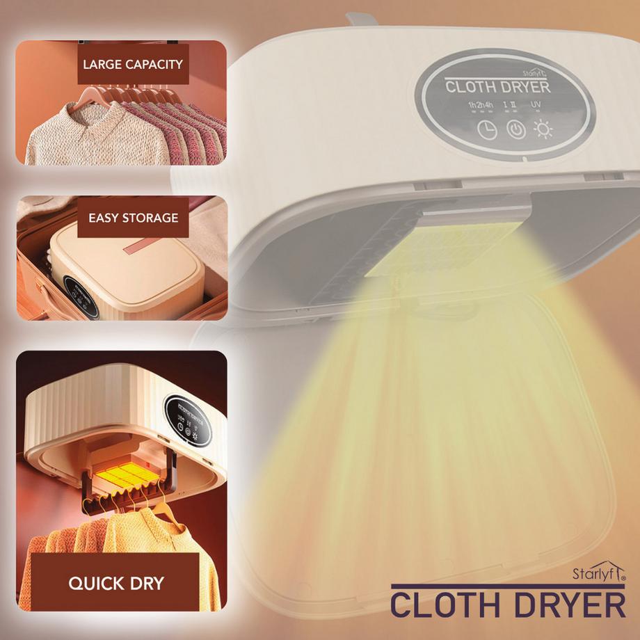 STARLYF Cloth Dryer-Sèche-linge électrique portable  