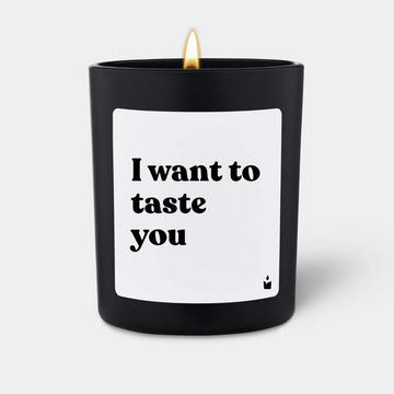 Duftkerze Flowery I want to taste you