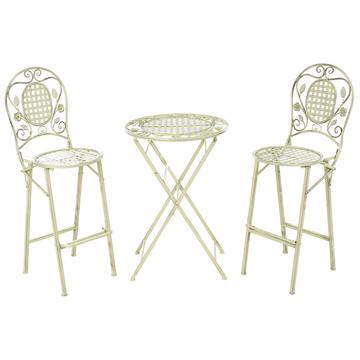 Ensemble bar de jardin en Métal Rétro BIVIO