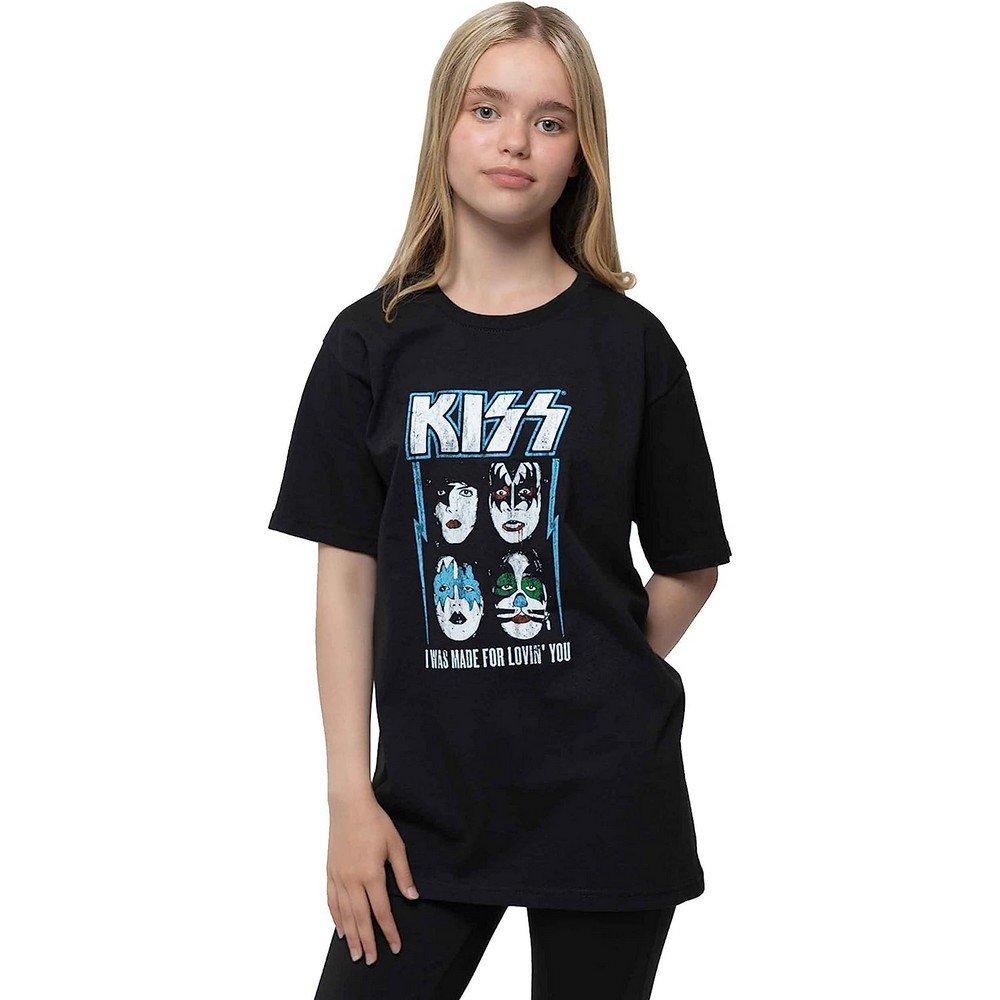 KISS  Tshirt MADE FOR LOVIN' YOU Enfant 