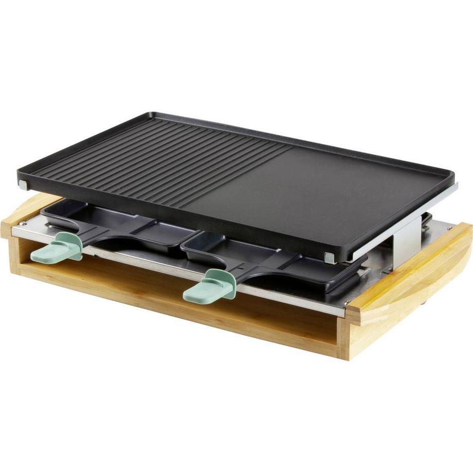 DOMO Barbecue à raclette Bamboo  