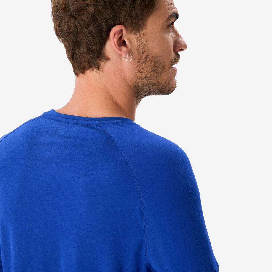 SIMOND  Langarmshirt aus Merinowolle , Merino Resist, Blau 