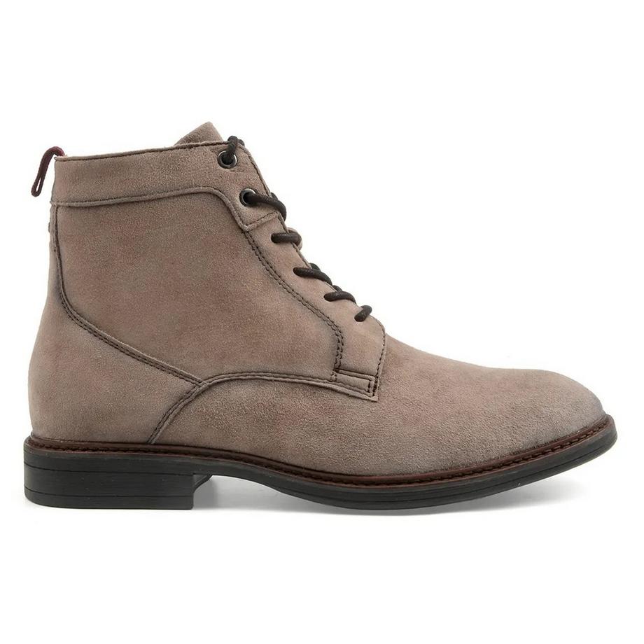 Tamaris Bottine à lacets en daim taupe  