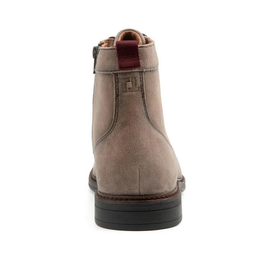 Tamaris Bottine à lacets en daim taupe  
