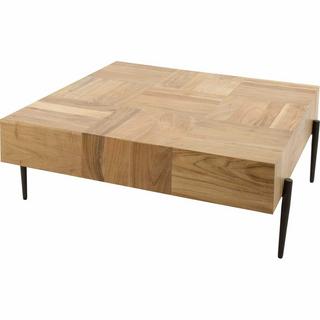 mutoni Table basse Blocks acacia naturel  