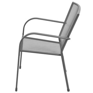 VidaXL Chaise d'extérieur métal  