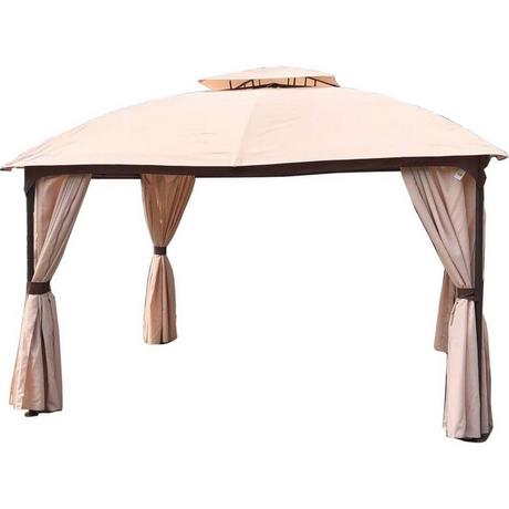 mutoni Gazebo da giardino Pires beige 360x300  