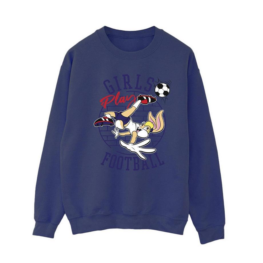 Girls Play Football Sweatshirt