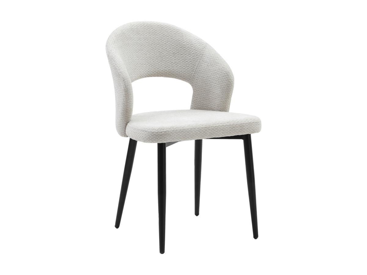 Vente-unique Stuhl 6er-Set - Stoff &es Metall - Grau - NIYAMA  