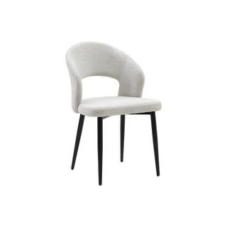 Vente-unique Stuhl 6er-Set - Stoff &es Metall - Grau - NIYAMA  