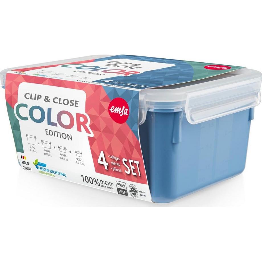 emsa  Clip + Close (2.20 l, Blau) 