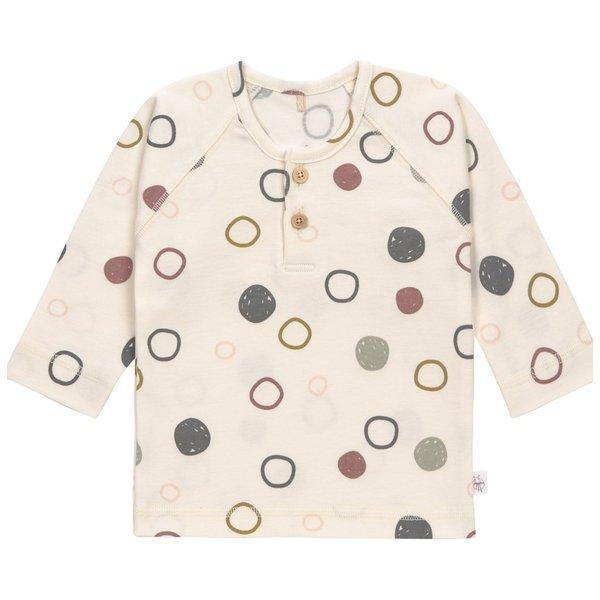 Image of LÄSSIG Langarm Shirt GOTS Circles offwhite 86/92 - 86/92