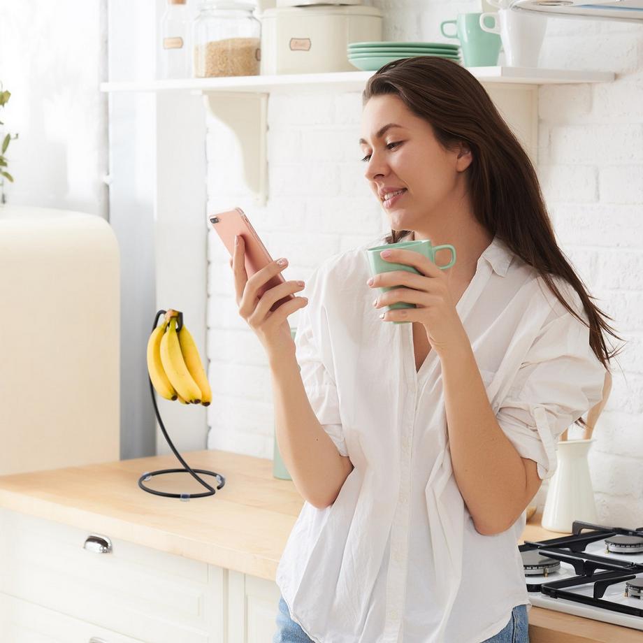 B2X  Schwarzer Bananenhalter 