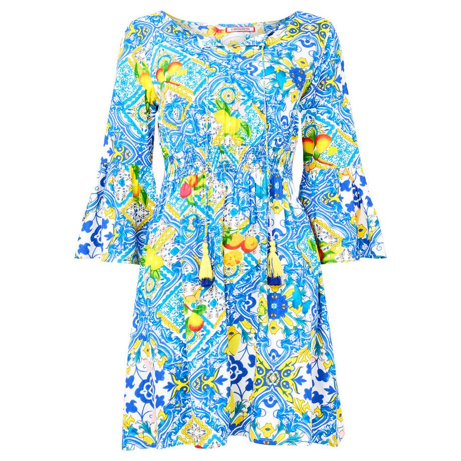 Joe Browns Tunika Geraffte Taille Fruchtiger Kachelprint  