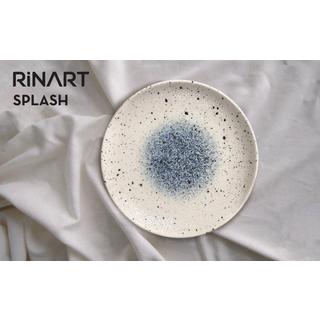 Rinart Piatto Da Dessert - Splash -  Porcellana - 21 cm- set di 6  