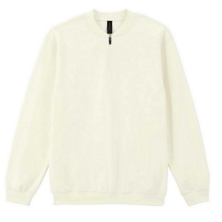 Softstyle Sweatshirt  , mit kurzem Reißverschluss, Mittelschwer