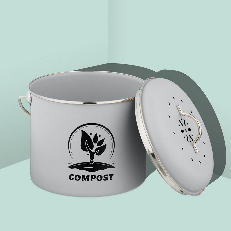 Northix Contenitore per il compost da cucina con filtri  