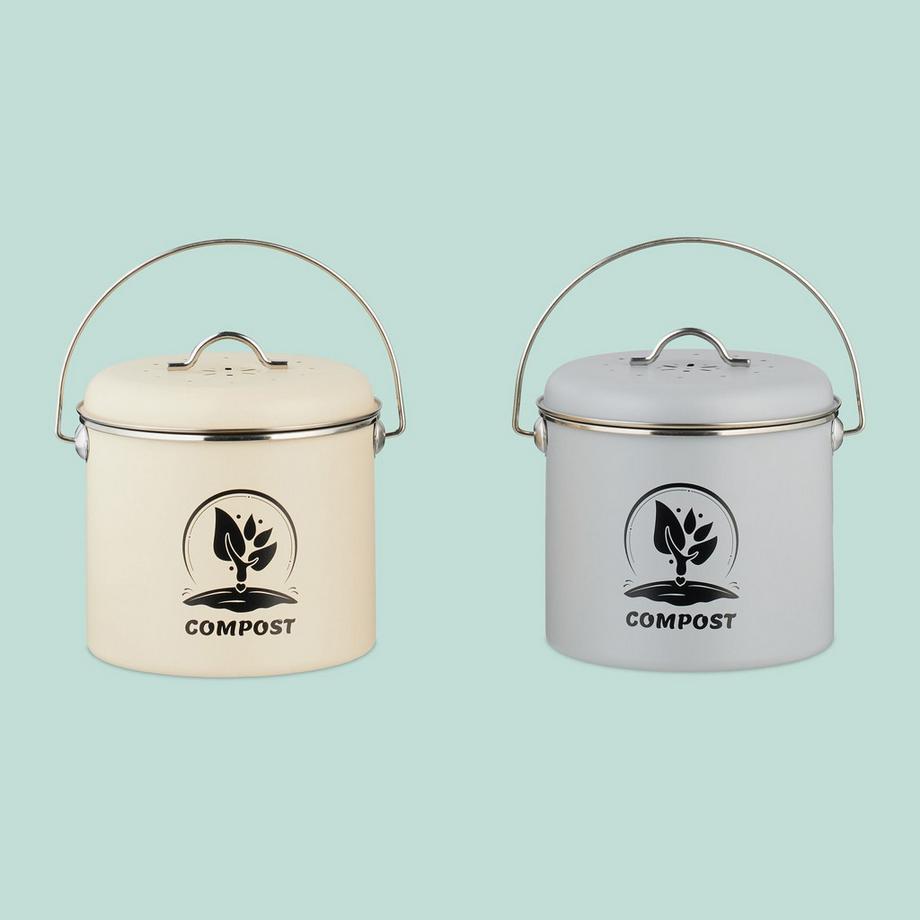 Northix Contenitore per il compost da cucina con filtri  