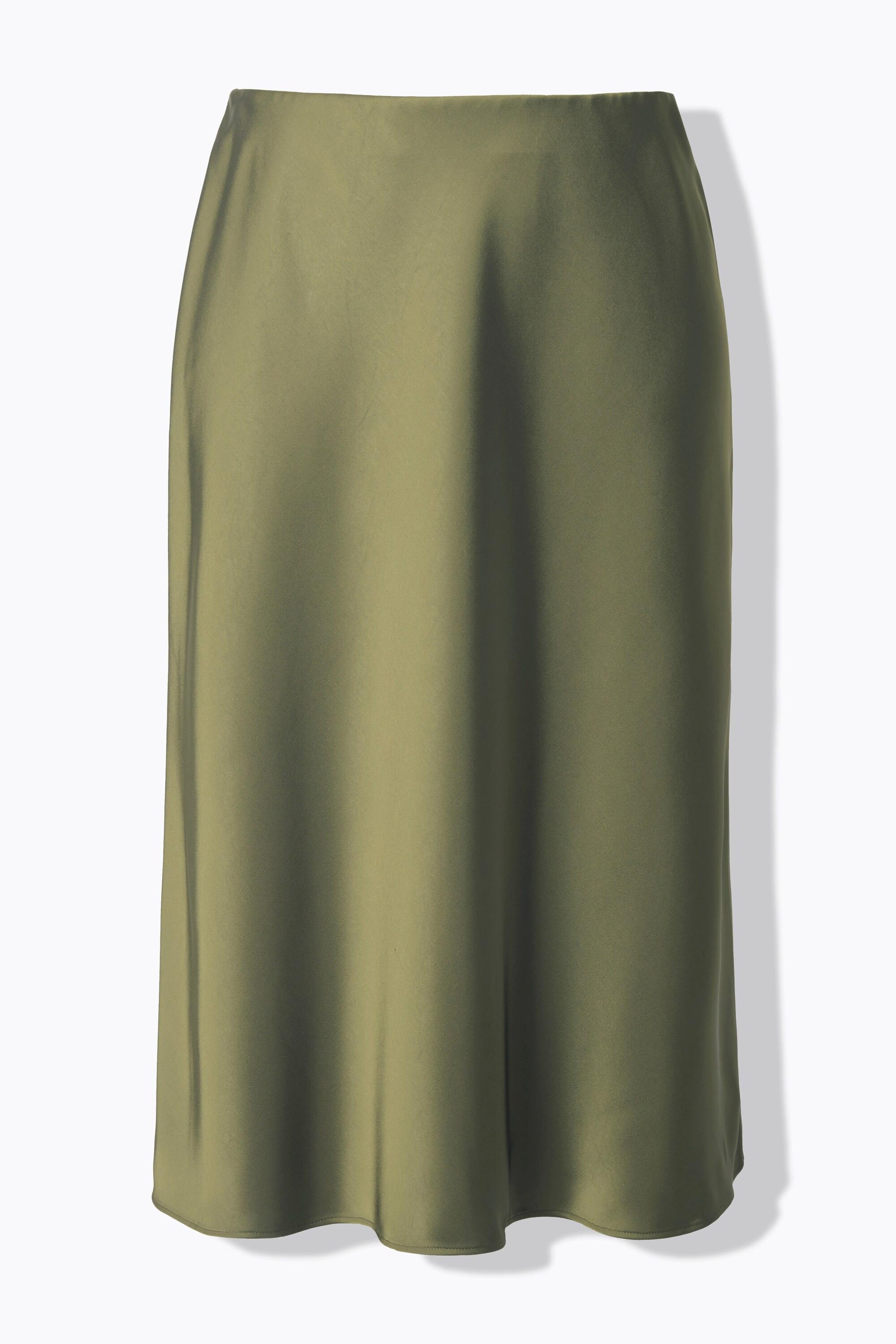 Studio Untold Midi A-Linie Satinrock  