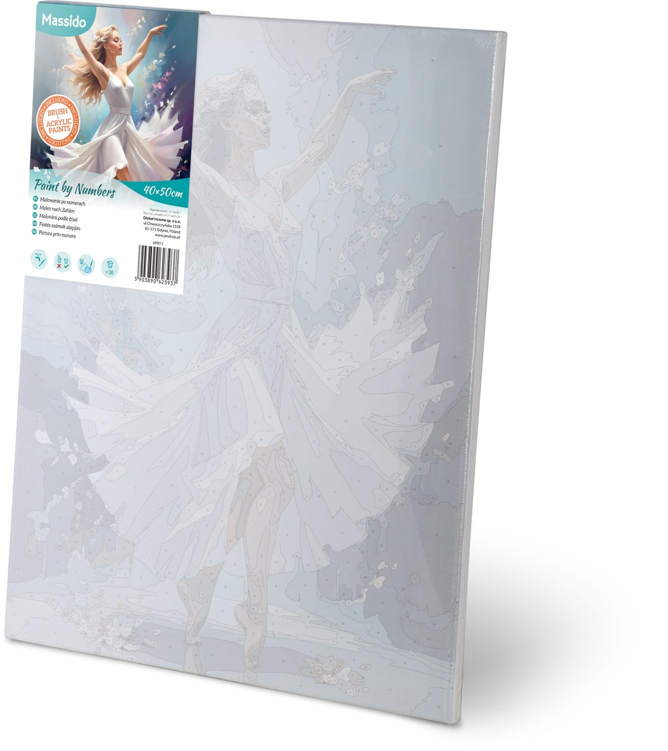 B2X Malen nach Zahlen 40x50 cm Massido Tanzende Frau  