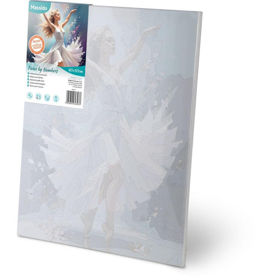 B2X Peinture par numéros 40x50 cm Massido Femme dansante  