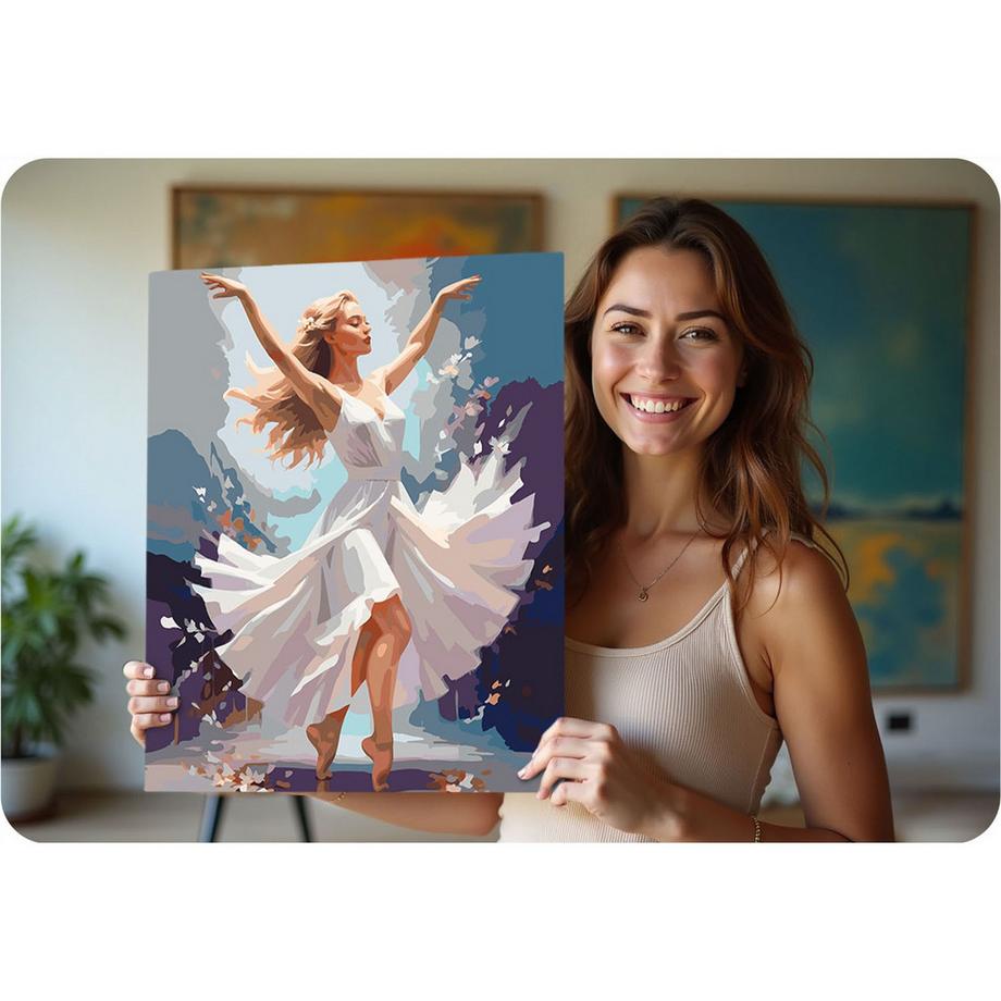 B2X Peinture par numéros 40x50 cm Massido Femme dansante  