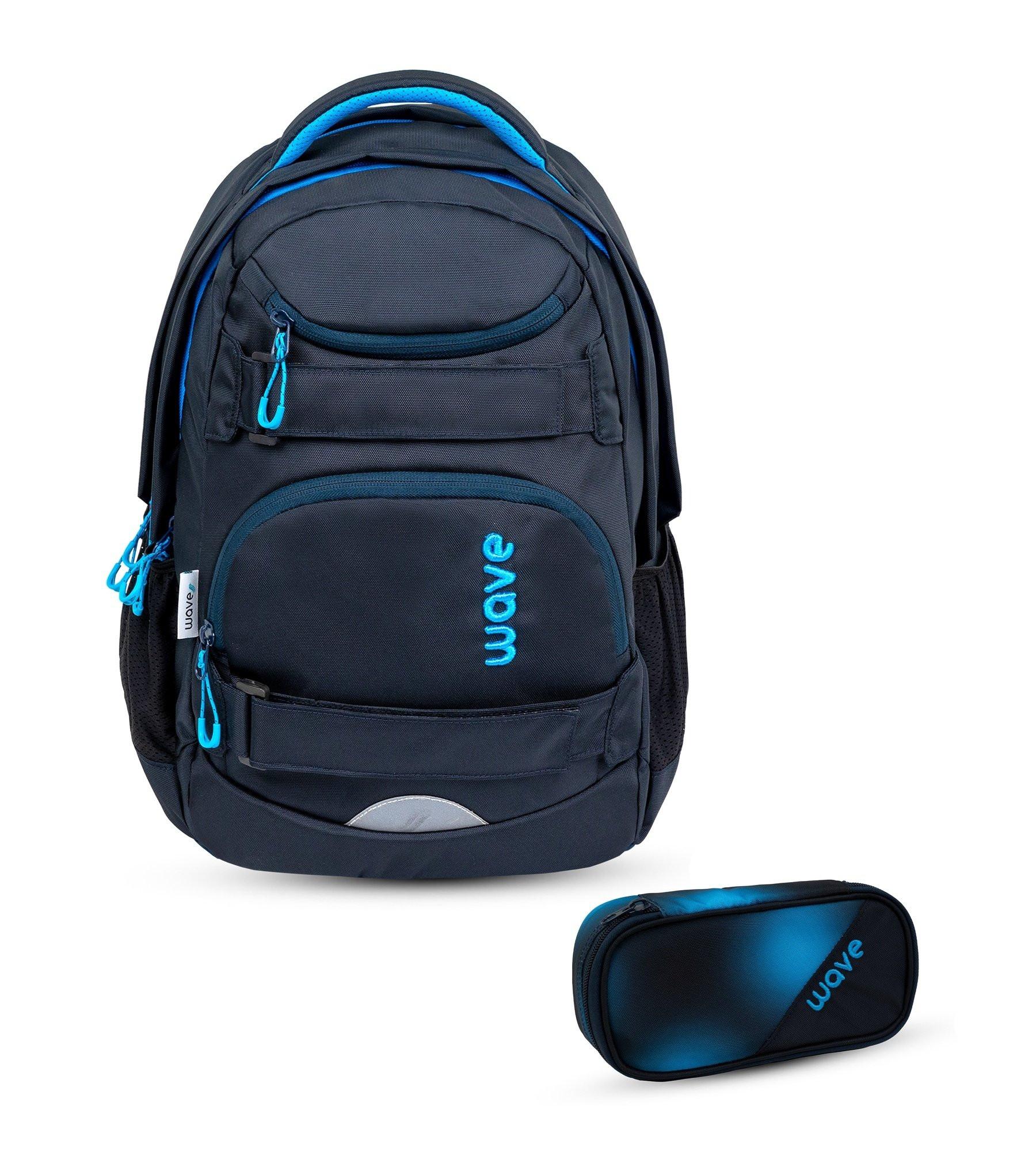 Belmil  Wave Infinity Move Schulrucksack-Set Hazy Blue 