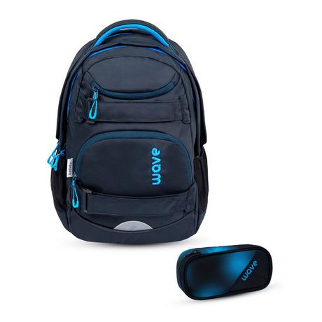 Belmil  Wave Infinity Move Schulrucksack-Set Hazy Blue 