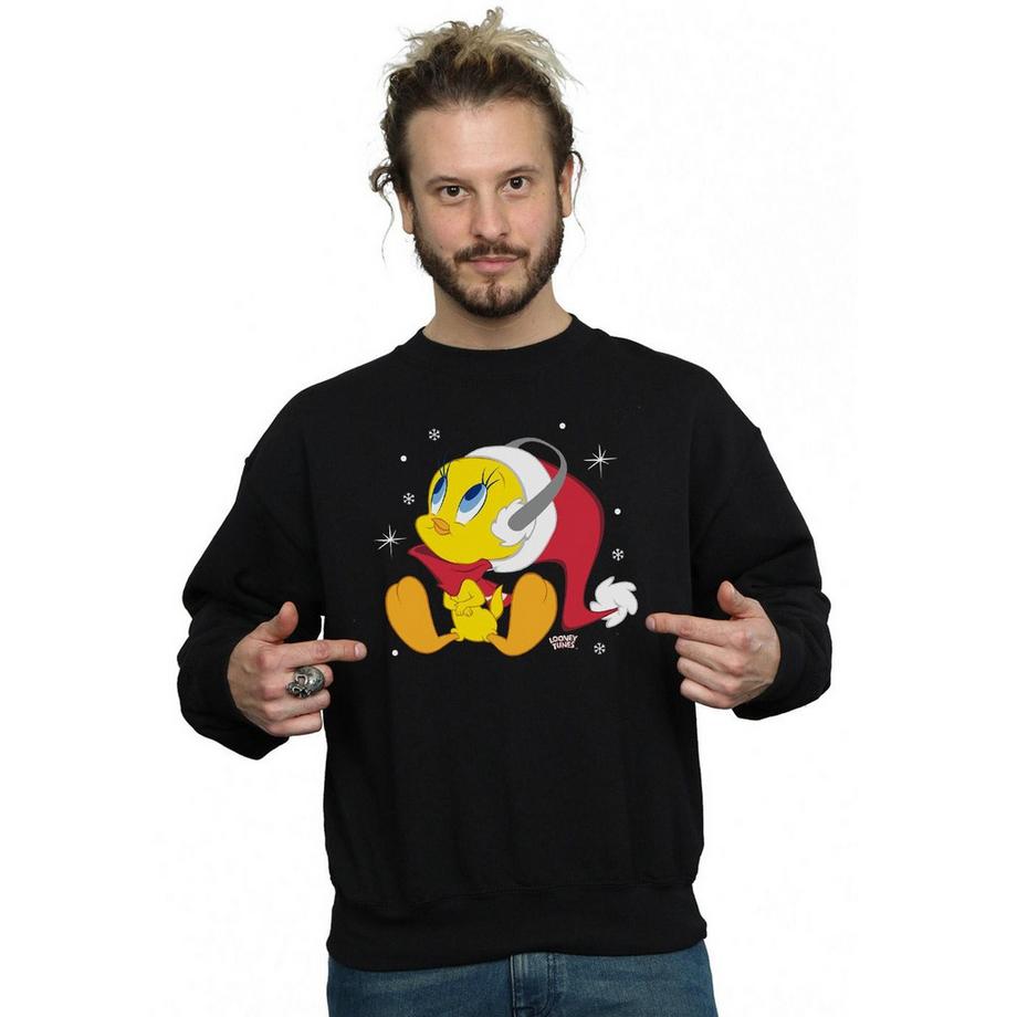 LOONEY TUNES Tweety Bird Felpa Natalizia  