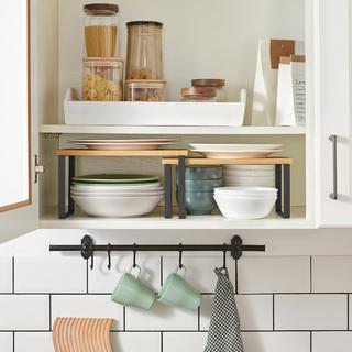 Songmics Étagère d'organisation d'armoire set de 2  