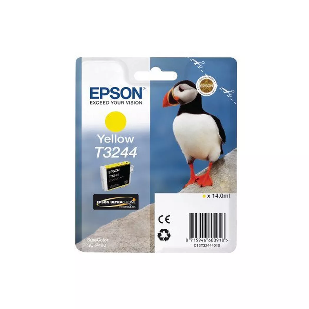 Epson – Tintenpatrone yellow T324440 SureColor SC-P400 14ml, Gelb Bunt, One Size