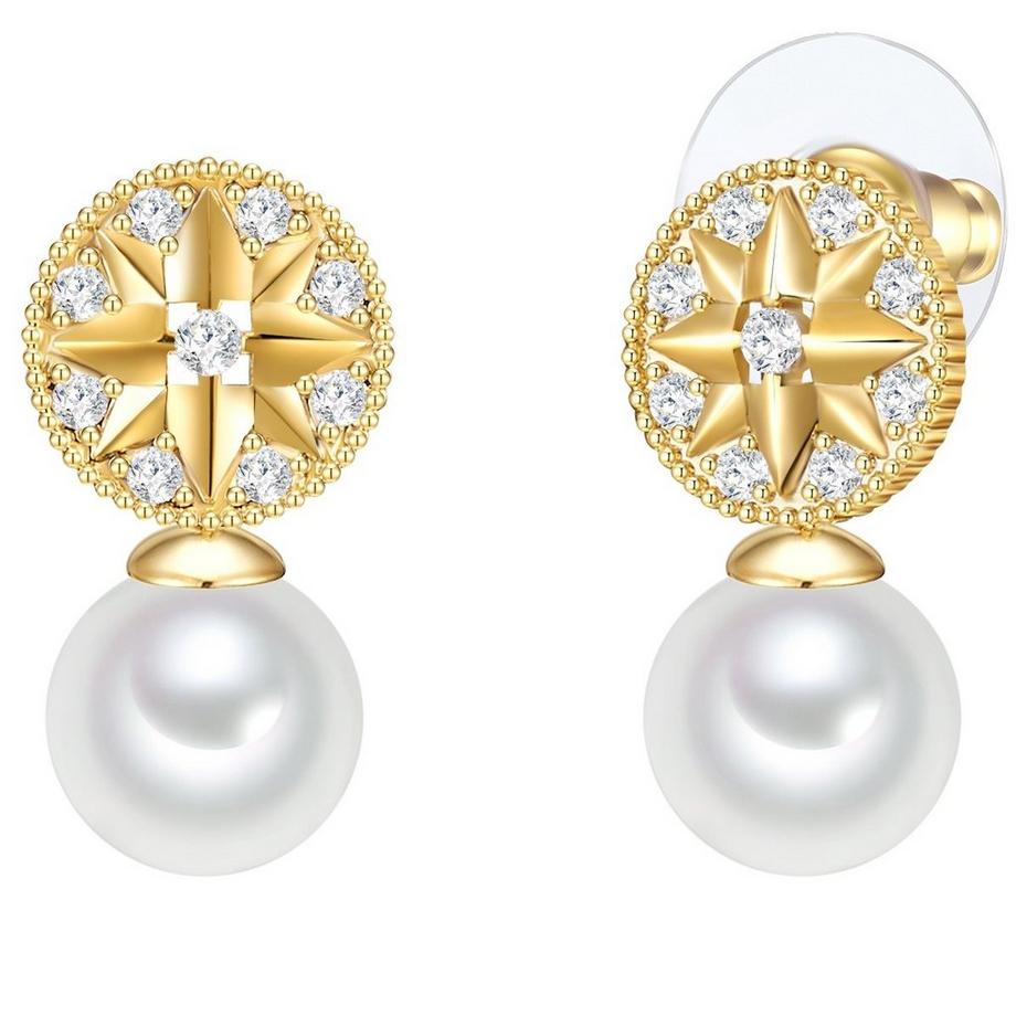 Femme Boucles d´oreilles Étoilé