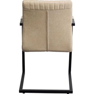 KARE Design Sedia a sbalzo Thamos beige  