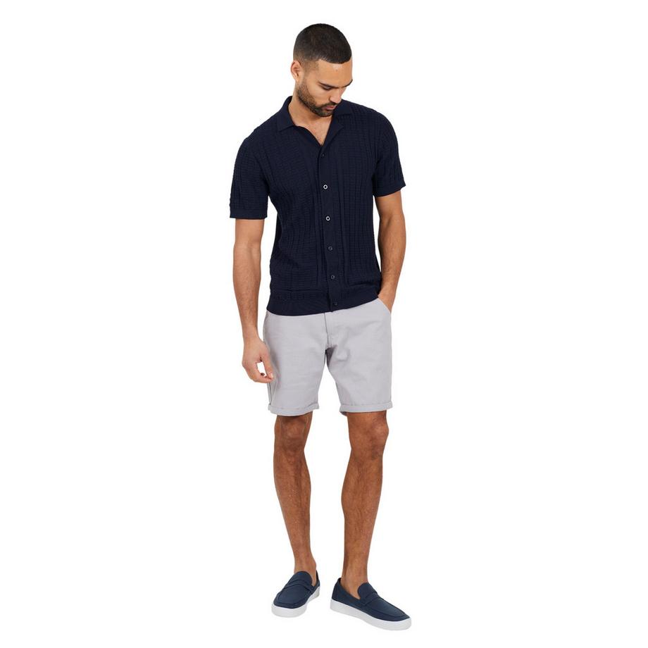 Brave Soul Camicia Collo Revere Maniche Corte  