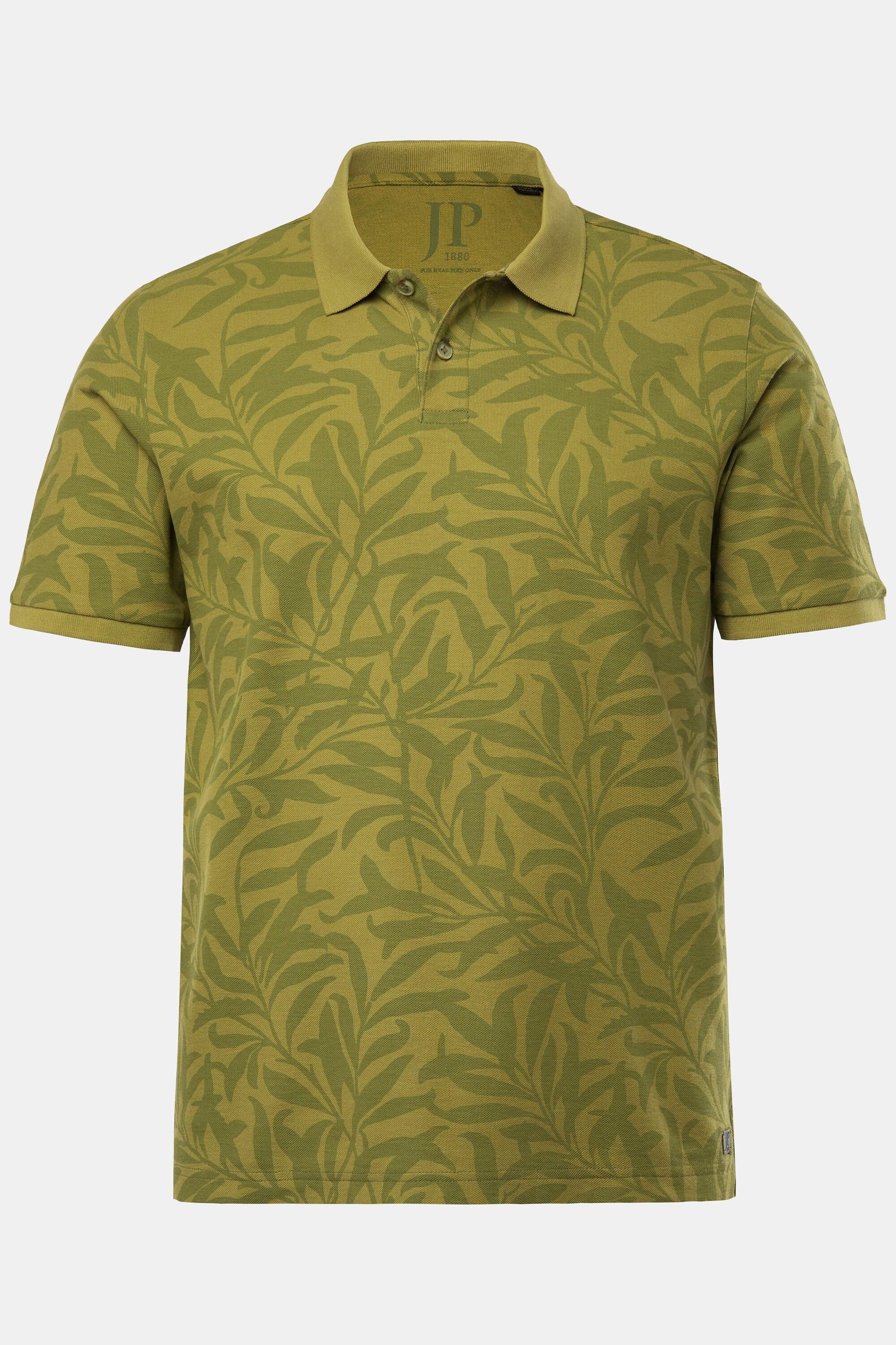 JP1880 Piqué Halbarm Poloshirt Alloverprint  