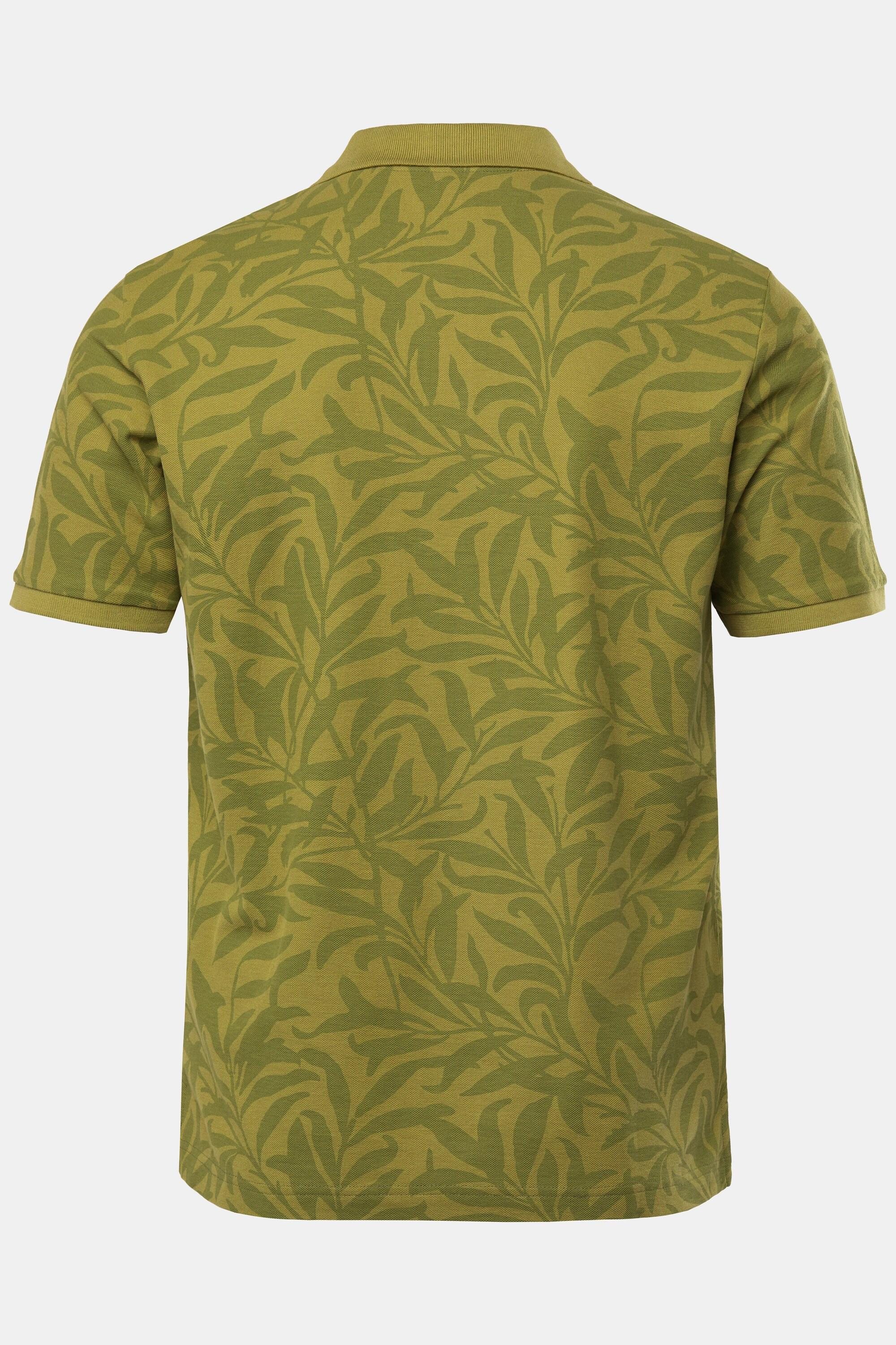 JP1880 Piqué Halbarm Poloshirt Alloverprint  