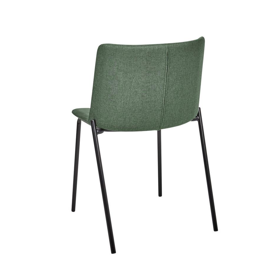 Beliani Set di 2 sedie da pranzo en Tessuto Classico ESBON  