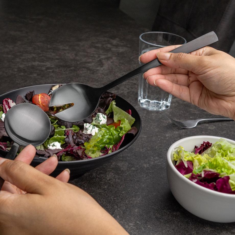 Intirilife  Salatbesteck Set Edelstahl 