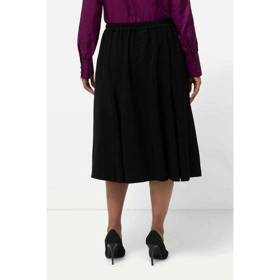 Ulla Popken Godet Midirock A-Linie Komfortbund  