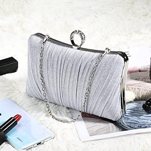 Only-bags.store Kupplung Pailletten Handtasche Strass Abendtasche mit Kette Glänzende Brauttasche Elegante Brieftasche Tasche Kupplung Pailletten Handtasche Strass Abendtasche mit Kette Glänzende Brauttasche Elegante Brieftasche Tasche 