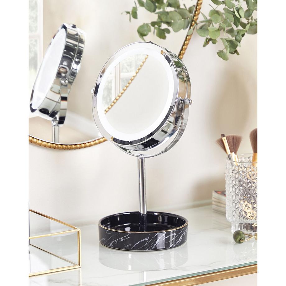 Beliani  Miroir de table en Métal Moderne SAVOIE 