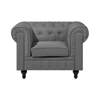 Beliani Sessel aus Polyester Glamourös CHESTERFIELD  