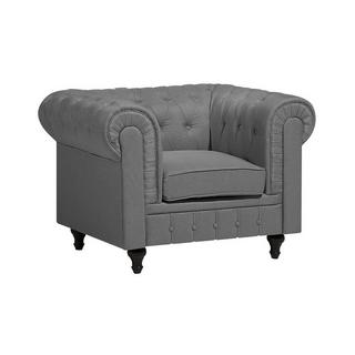 Beliani Fauteuil en Polyester Glamour CHESTERFIELD  