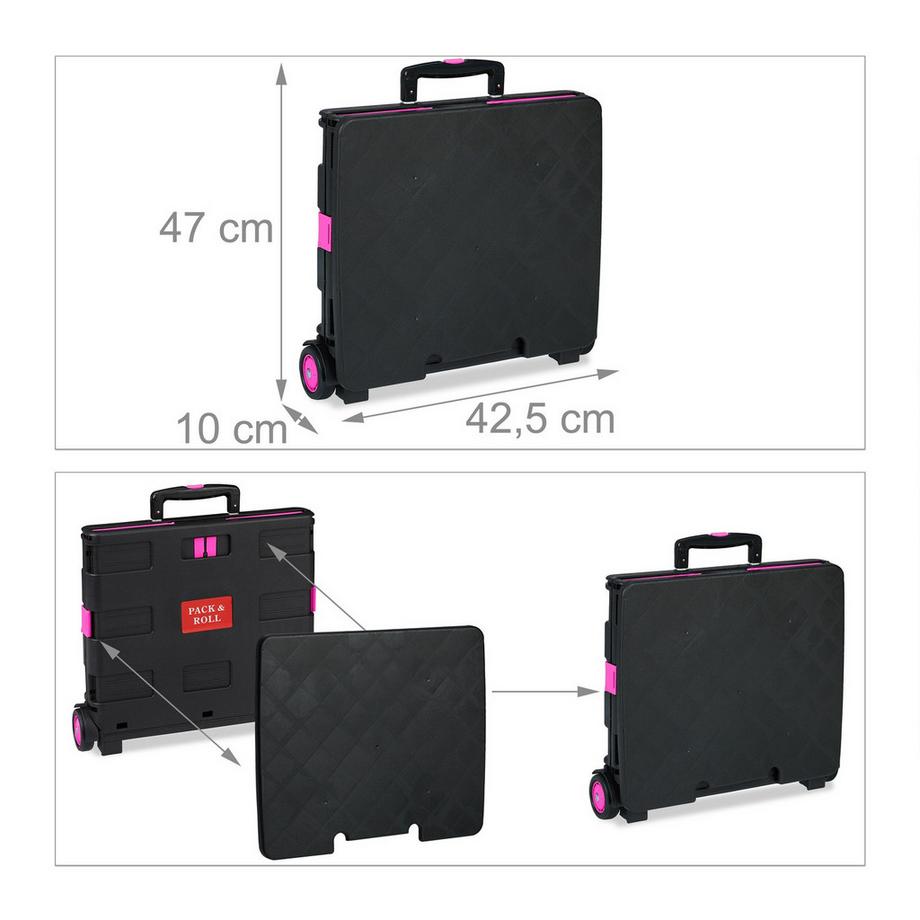 B2X Zusammenklappbarer Einkaufswagen  