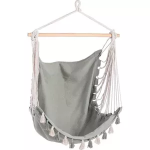Hamac Tassel vert sauge 100x130