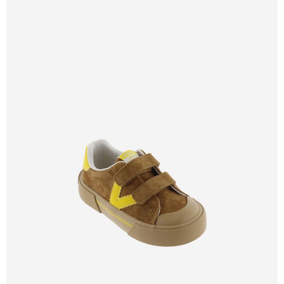 Victoria Baskets en daim contrasté pour enfants  