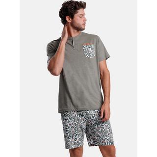 Admas  Pyjama short t-shirt Plants Lois 