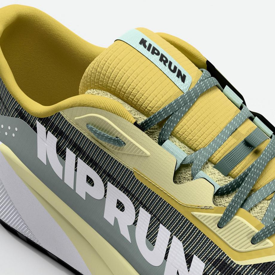 KIPRUN Kipsummit Scarpe da Trail Running Sintetiche Trail-Laufschuhe , Kiprun Kipsummit Max, Grün/Grau 