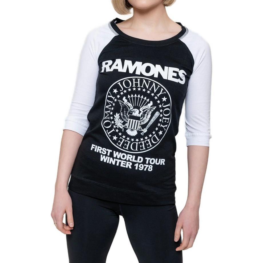 Ramones First World Tour 1978 T-Shirt Manches Raglan  